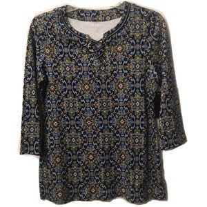 Kim Rogers, NWOT, sz M, cute patterned t-shirt